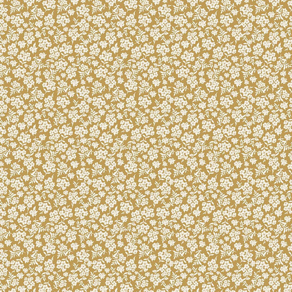 Before the Bloom - Viola Gold - Cotton Fabric