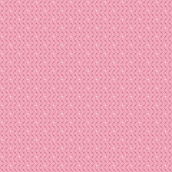 Beyond Time - Criss Cross Flamingo - Cotton Fabric
