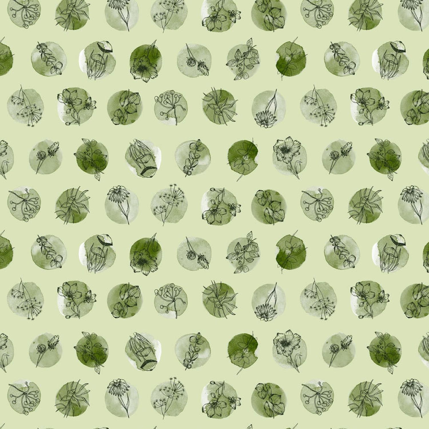 Blooming Memories - Dots - Cotton Fabric