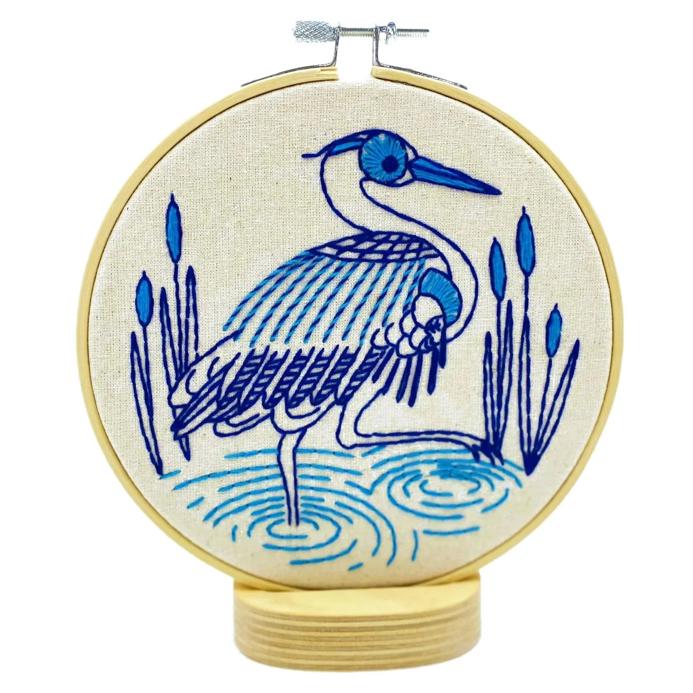 Blue Heron - Full Embroidery Kit