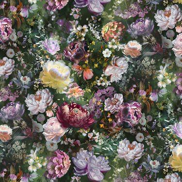 Botanical House Meadow - Cotton Fabric