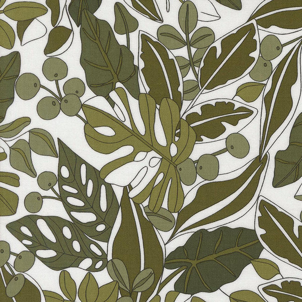 Botany by Alli K - Greenery Paper - Cotton Fabric