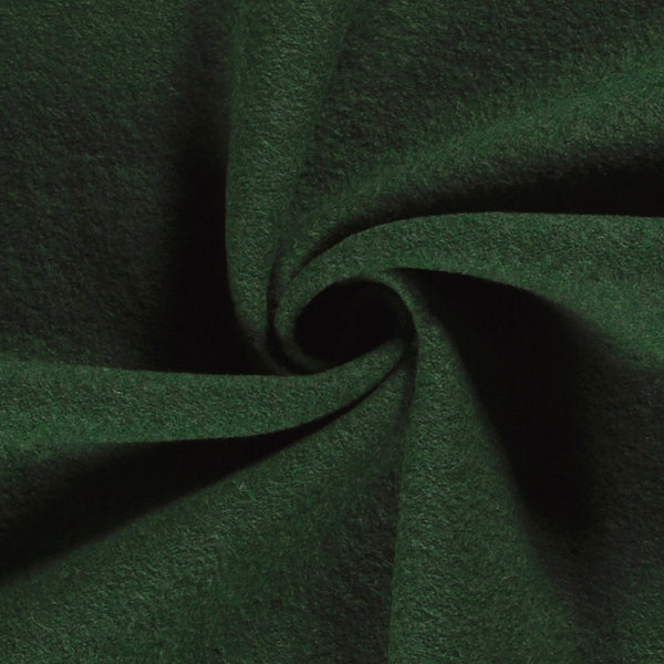 Wool Bouclé Fabric - Green