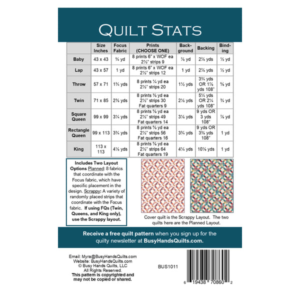 Bountiful Quilt Pattern