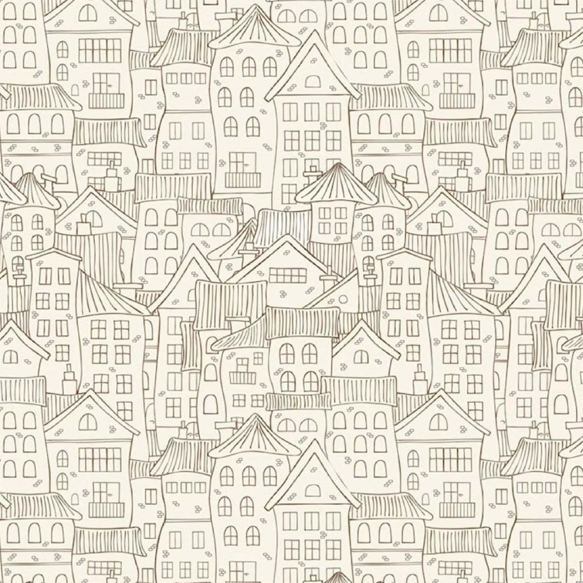 Casa and Cosy - Houses - Cotton Fabric