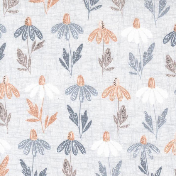 Chirp - Daisy Field Mist - Cotton Fabric