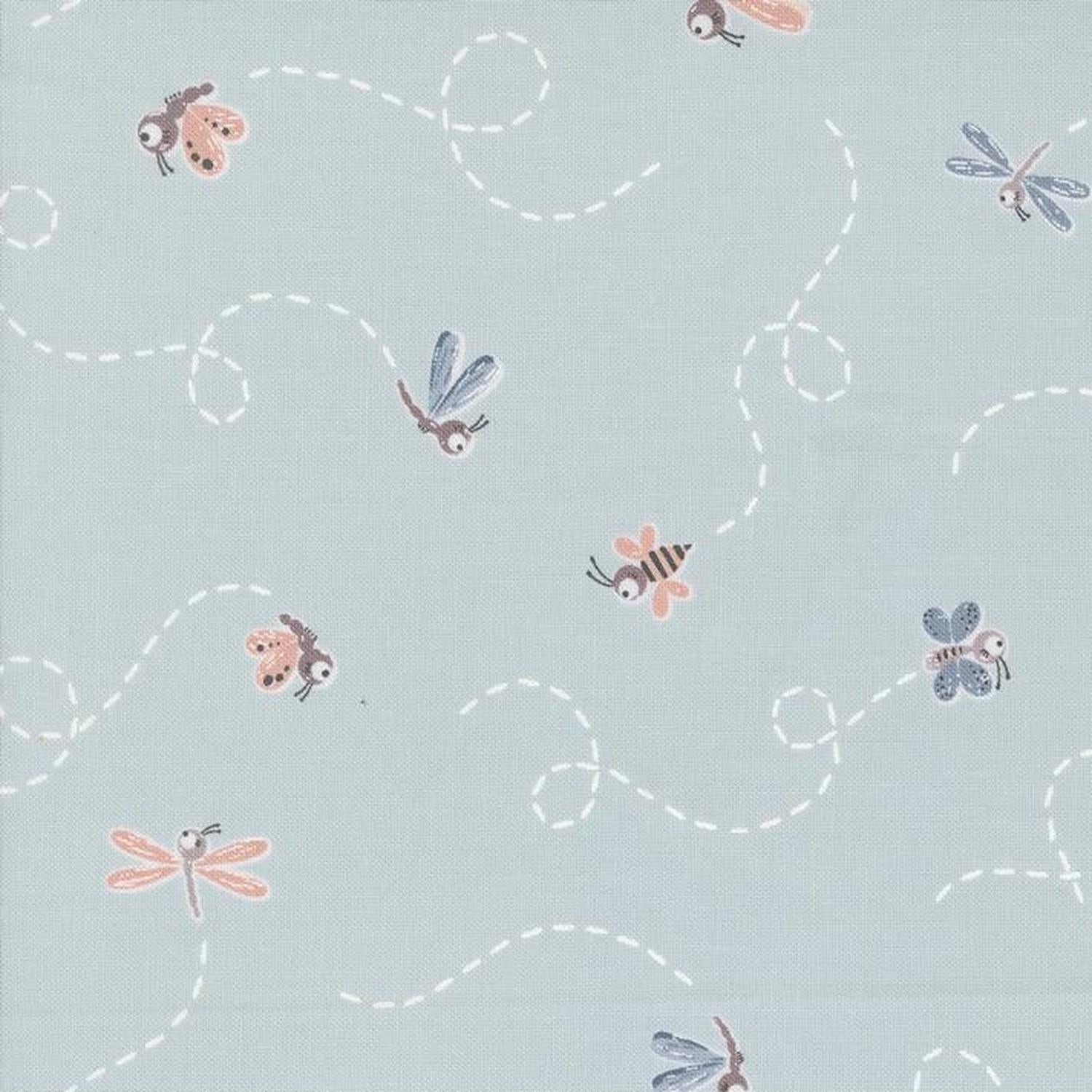 Chirp - Fly High Sky - Cotton Fabric
