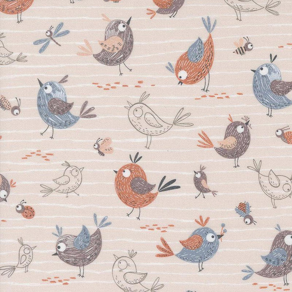 Chirp - Friends Cloud - Cotton Fabric