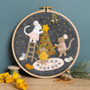 Christmas with the Mouse Family Appliqué Hoop Craft Kit