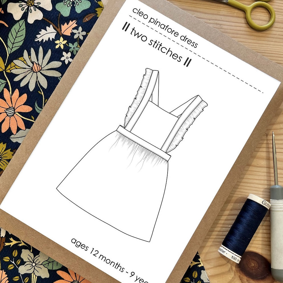 Cleo Frill Pinafore Dress Pattern