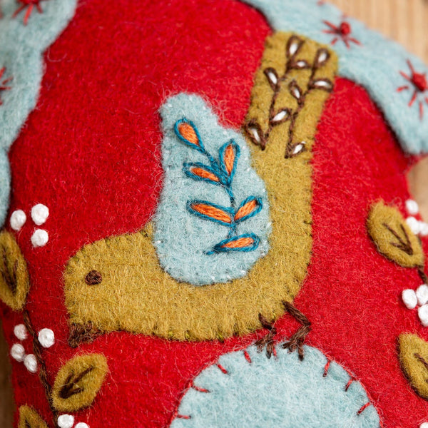 Birdhouse Embroidery Felt Craft Kit