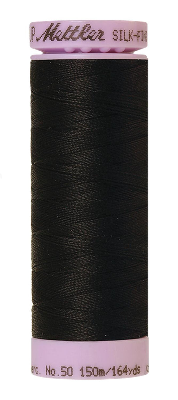 Cotton Thread 150m - blacks, whites, greys