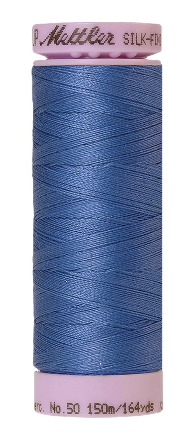 Cotton Thread 150m - blues, greens