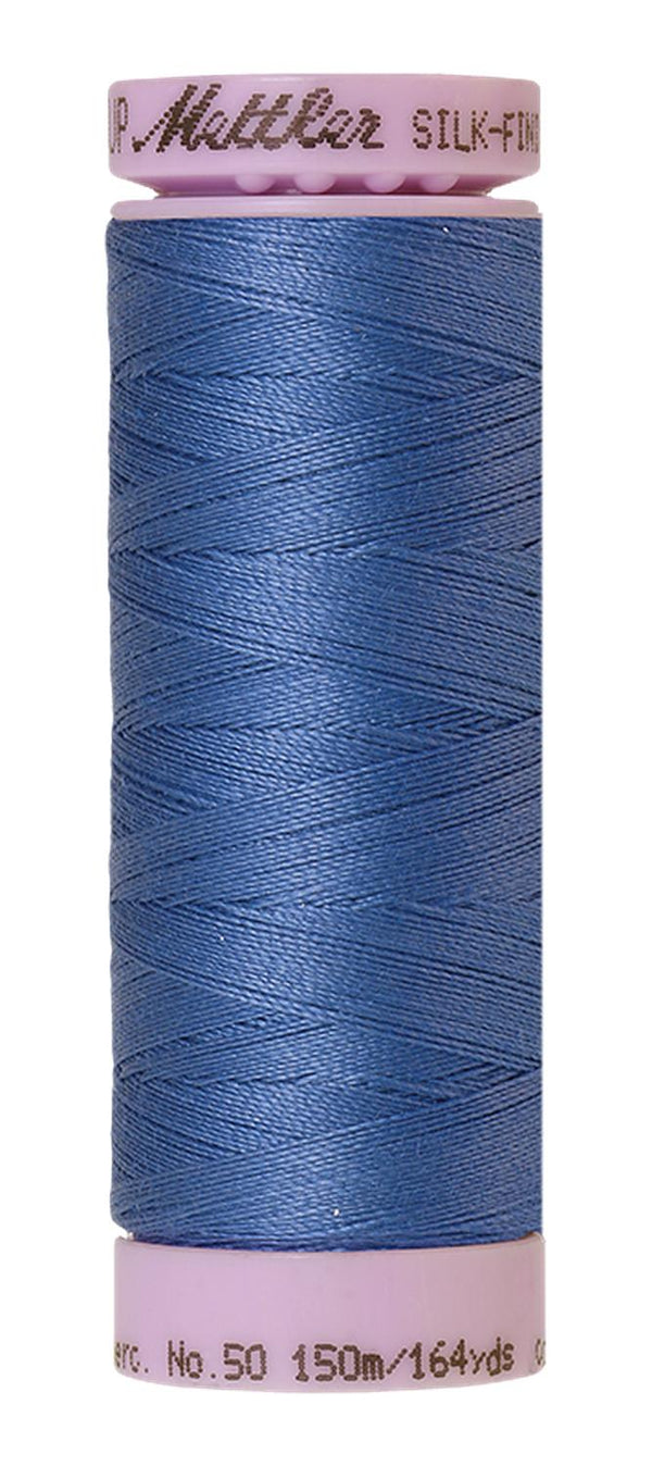 Cotton Thread 150m - blues, greens