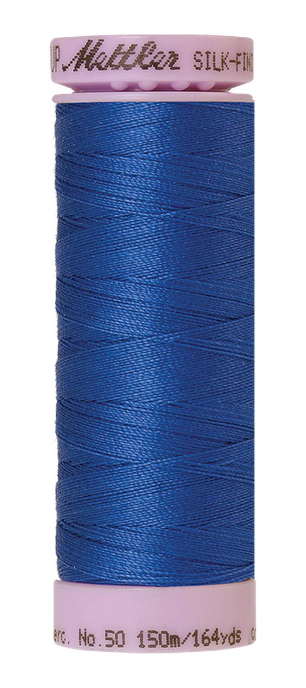 Cotton Thread 150m - blues, greens