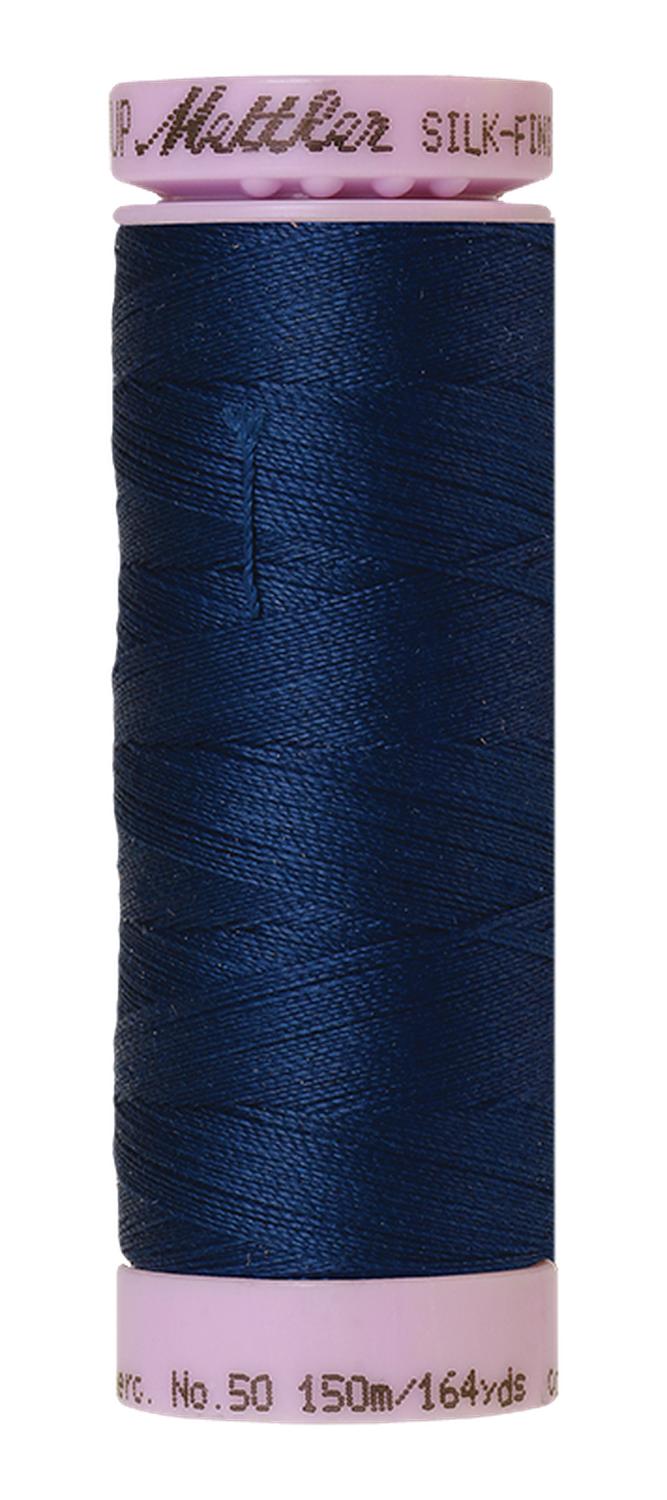 Cotton Thread 150m - blues, greens