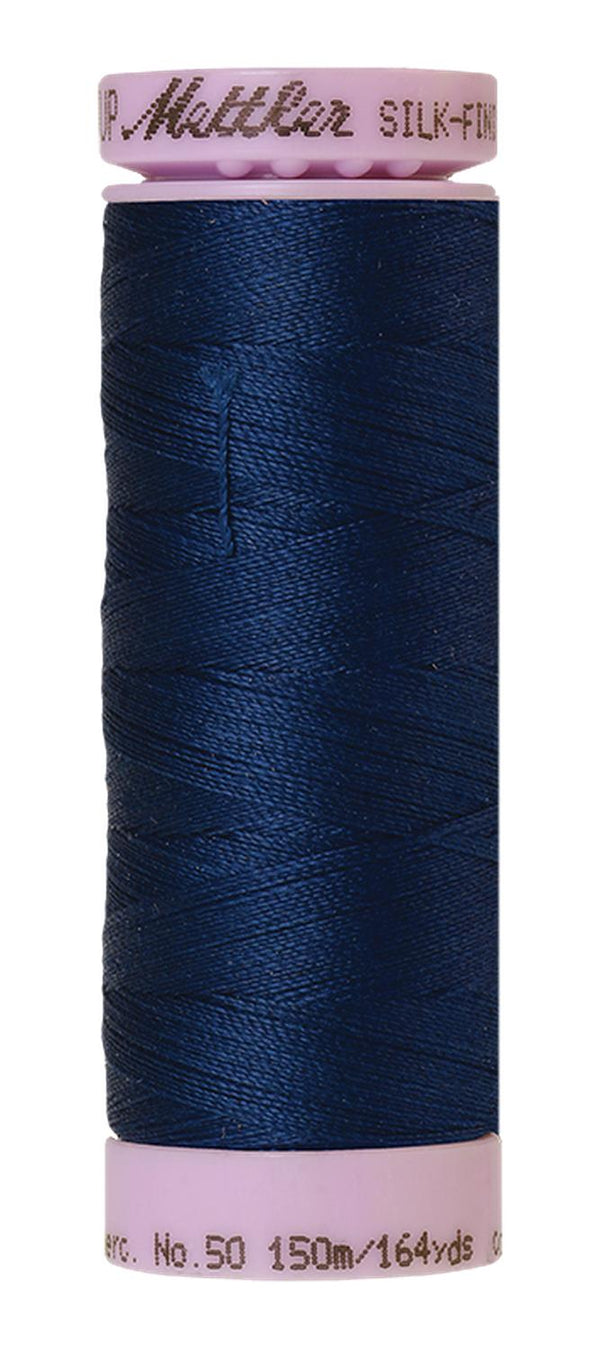 Cotton Thread 150m - blues, greens