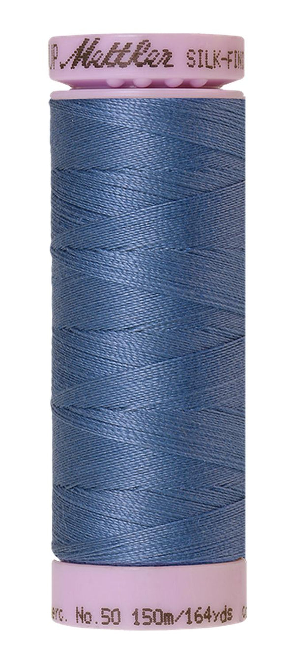 Cotton Thread 150m - blues, greens