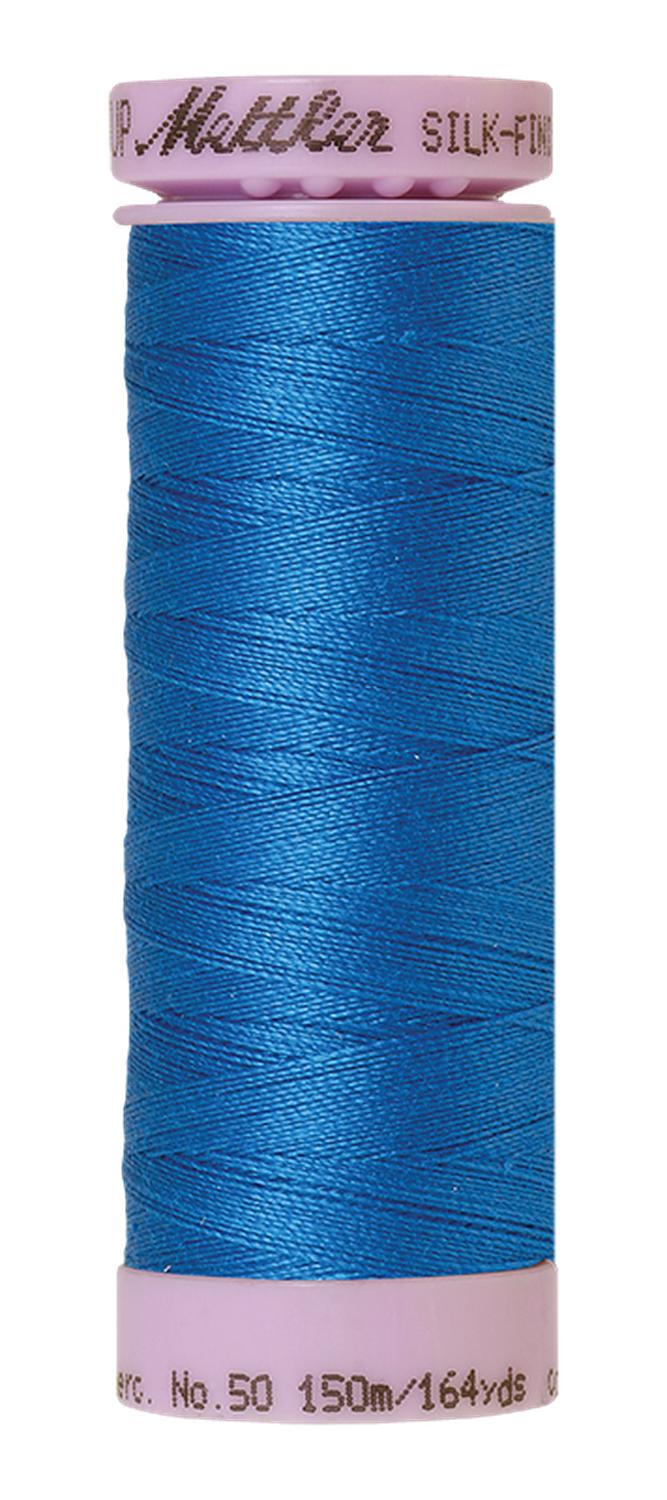 Cotton Thread 150m - blues, greens