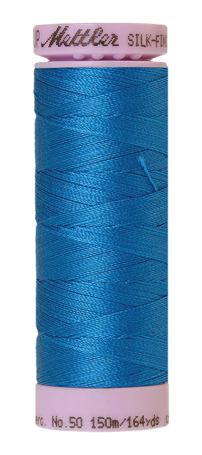 Cotton Thread 150m - blues, greens