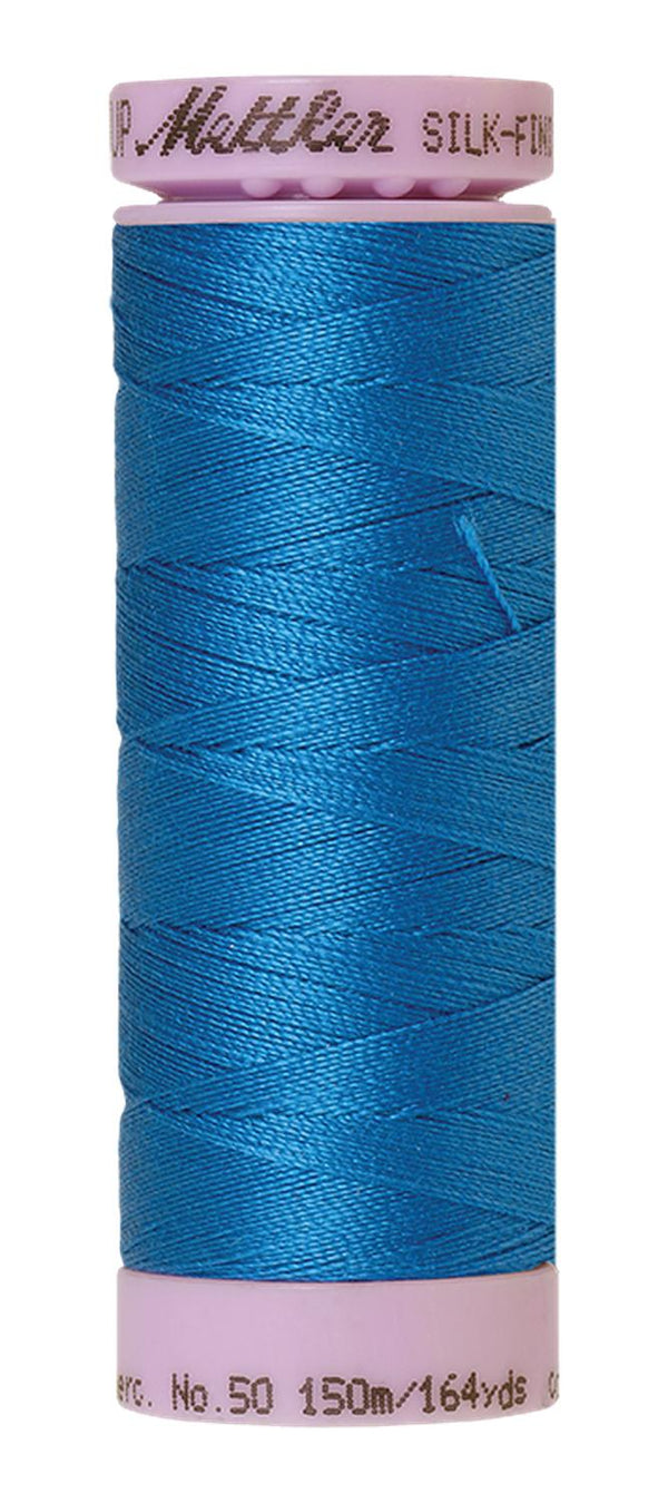 Cotton Thread 150m - blues, greens
