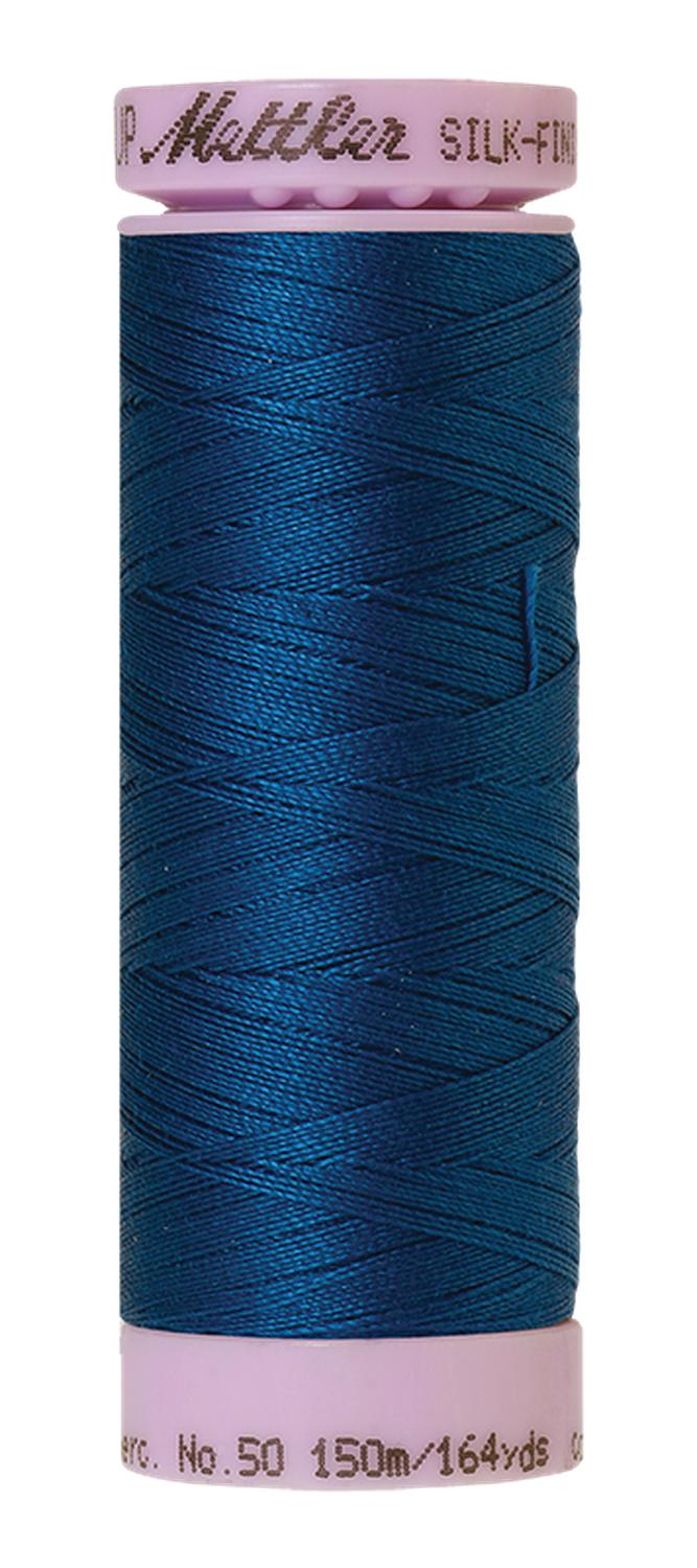 Cotton Thread 150m - blues, greens