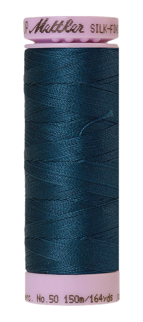 Cotton Thread 150m - blues, greens
