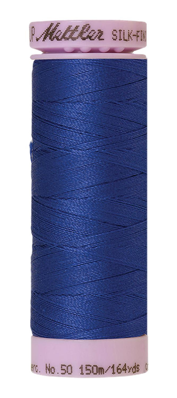 Cotton Thread 150m - blues, greens