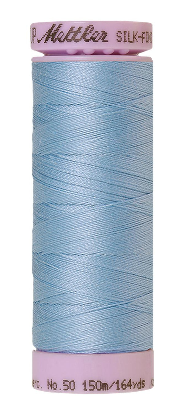 Cotton Thread 150m - blues, greens