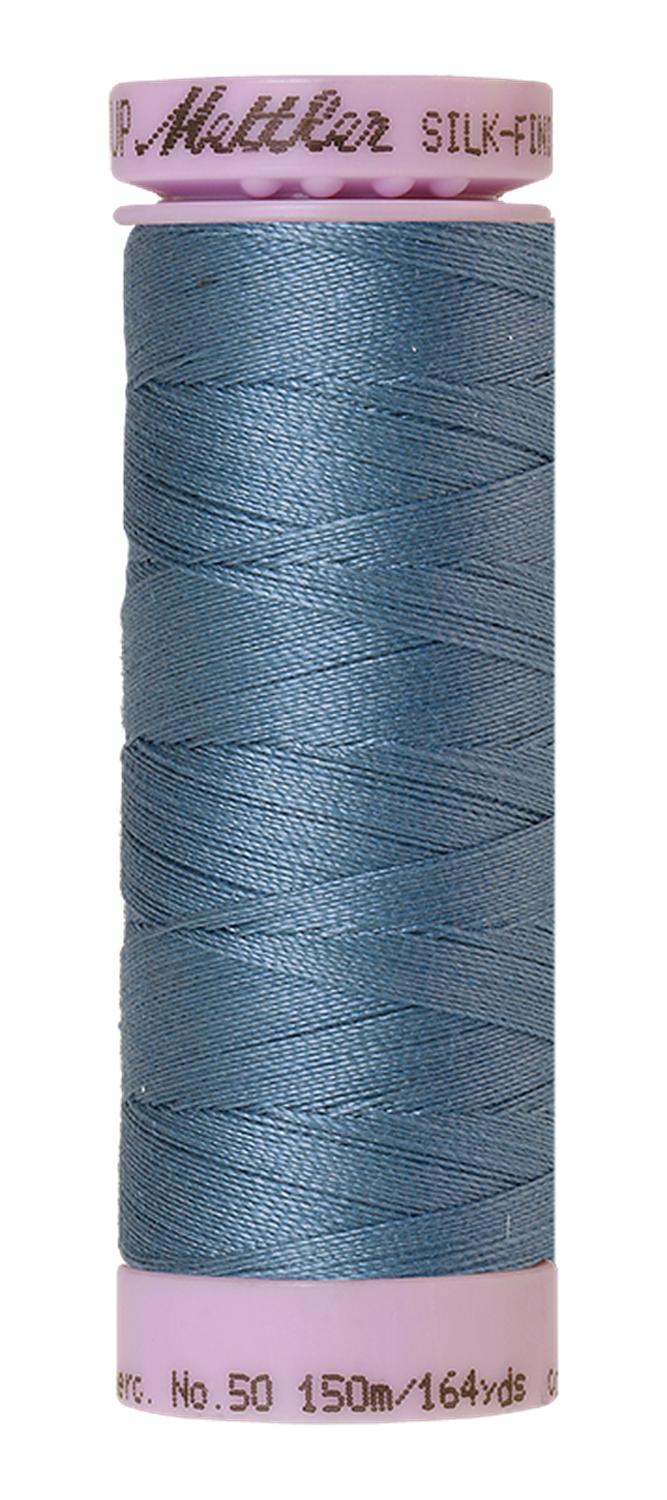 Cotton Thread 150m - blues, greens