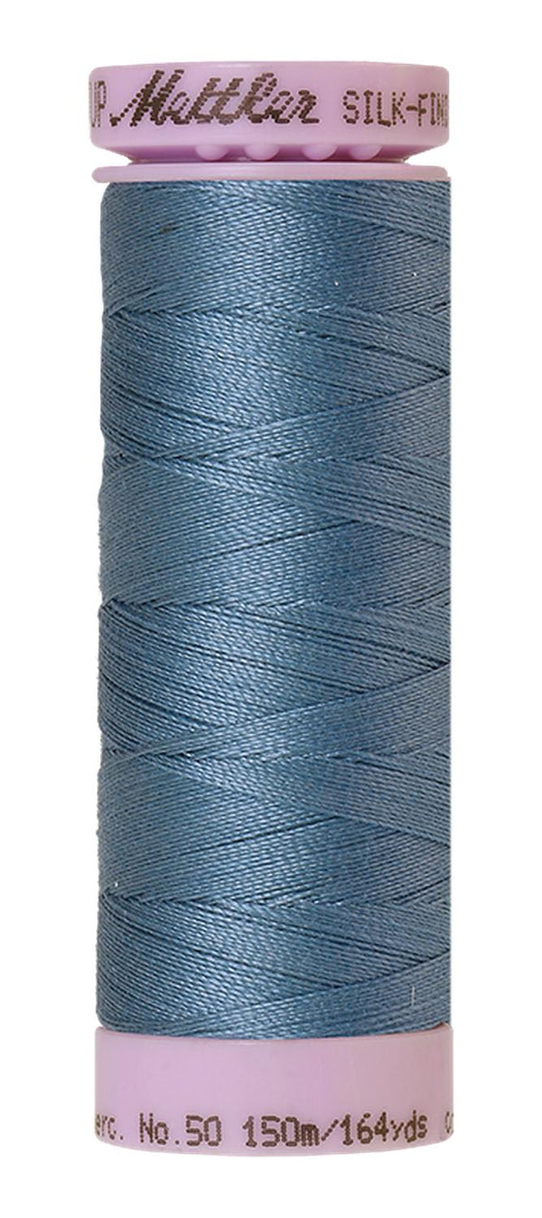 Cotton Thread 150m - blues, greens