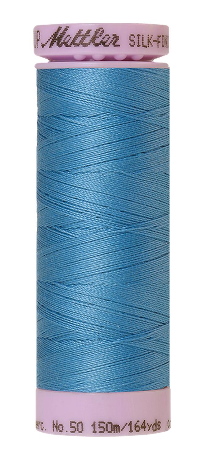 Cotton Thread 150m - blues, greens
