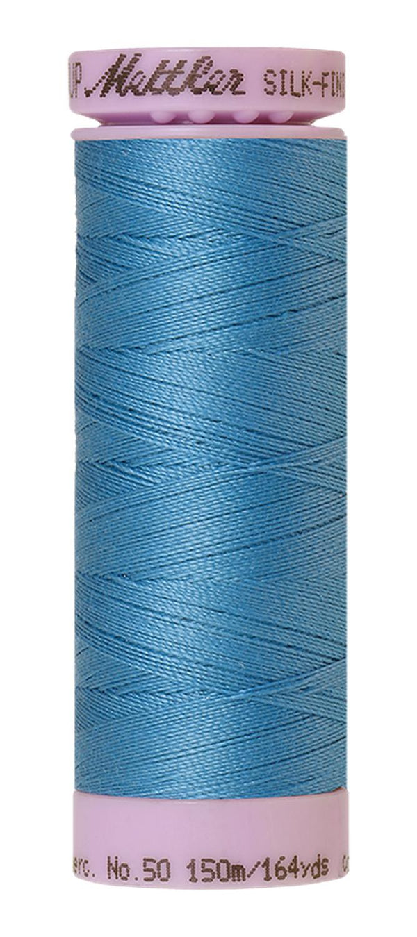 Cotton Thread 150m - blues, greens