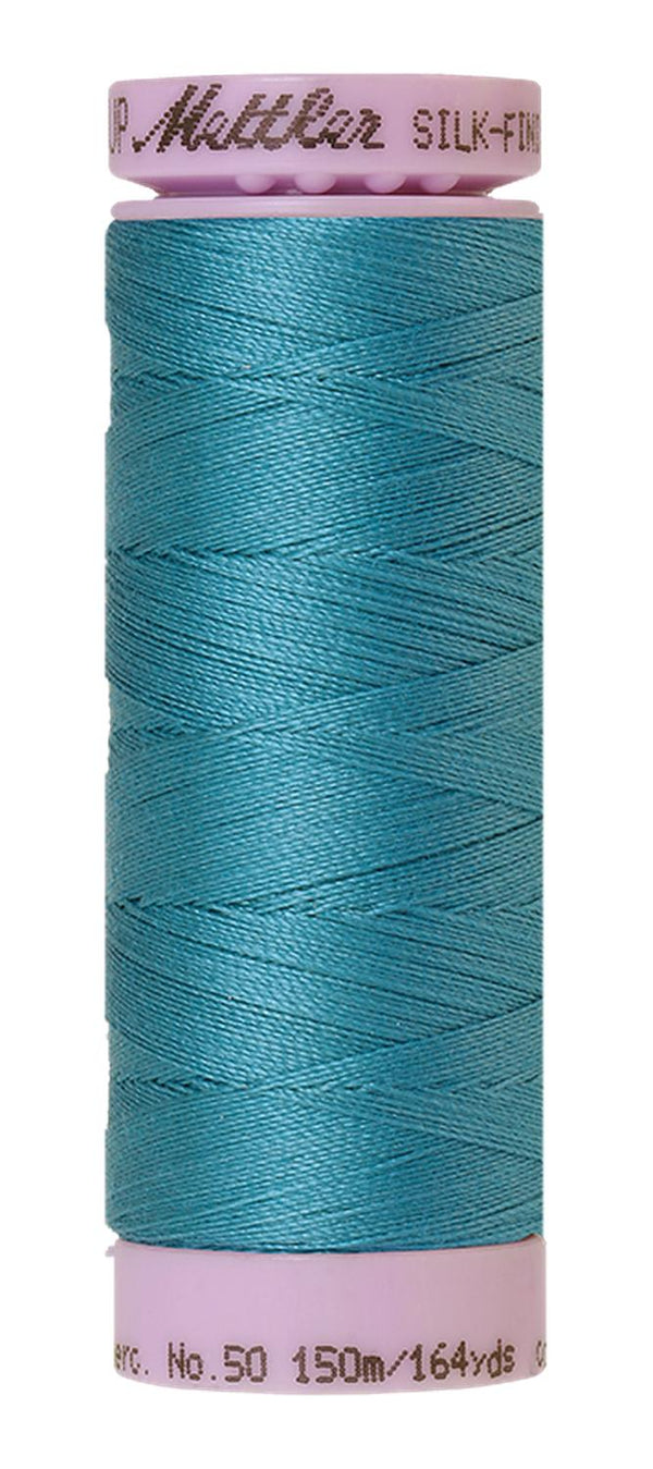 Cotton Thread 150m - blues, greens