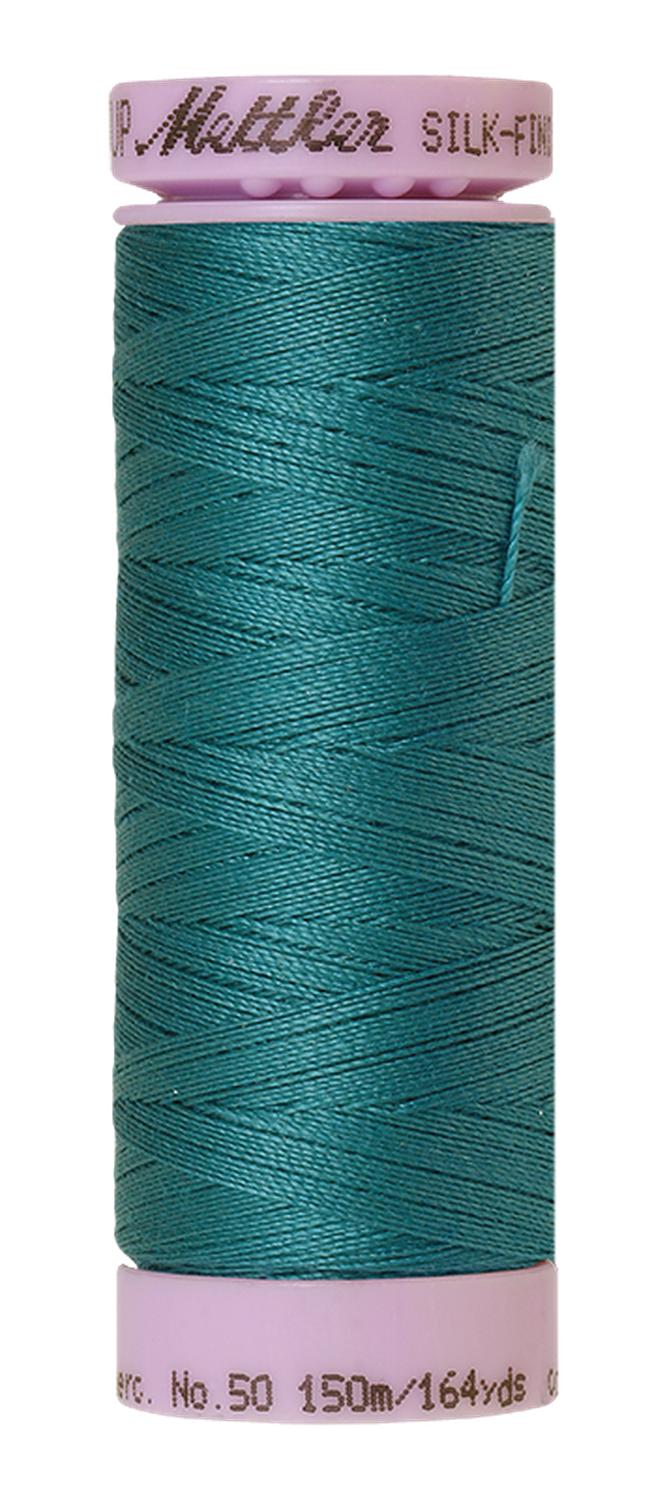 Cotton Thread 150m - blues, greens