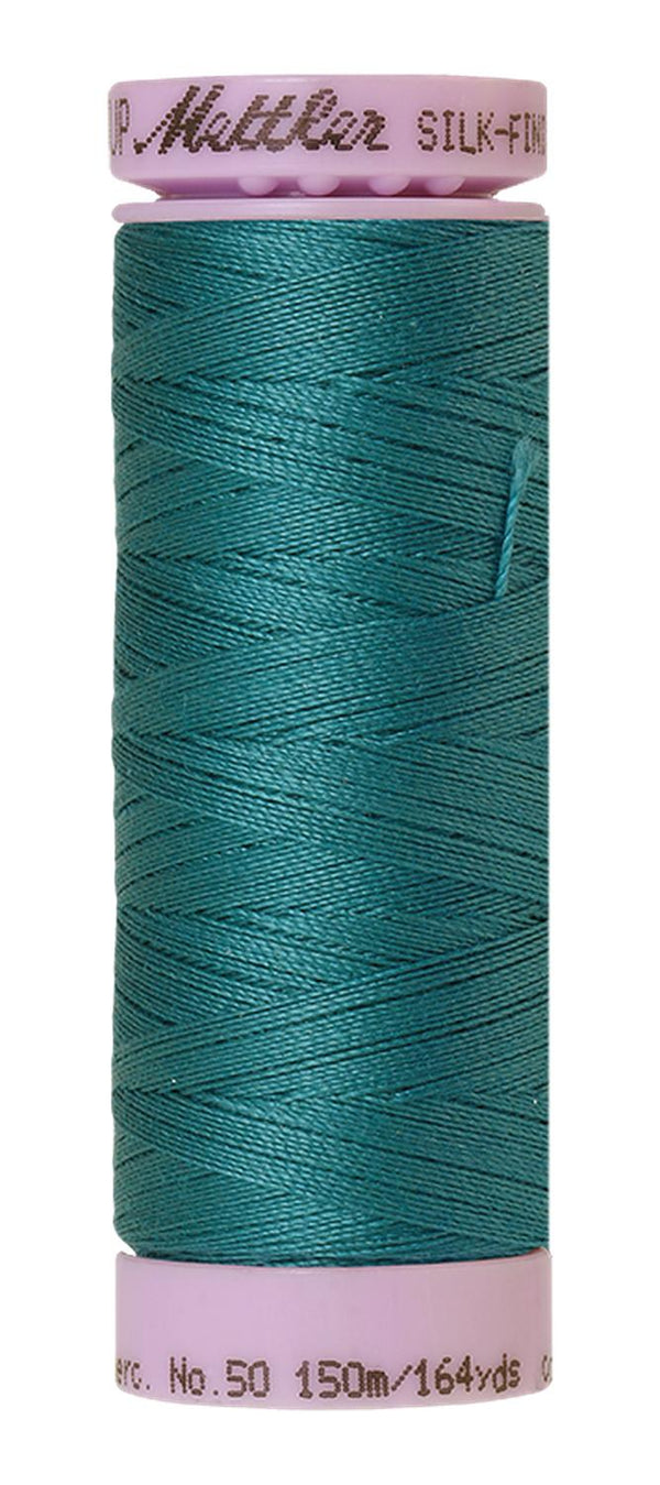 Cotton Thread 150m - blues, greens