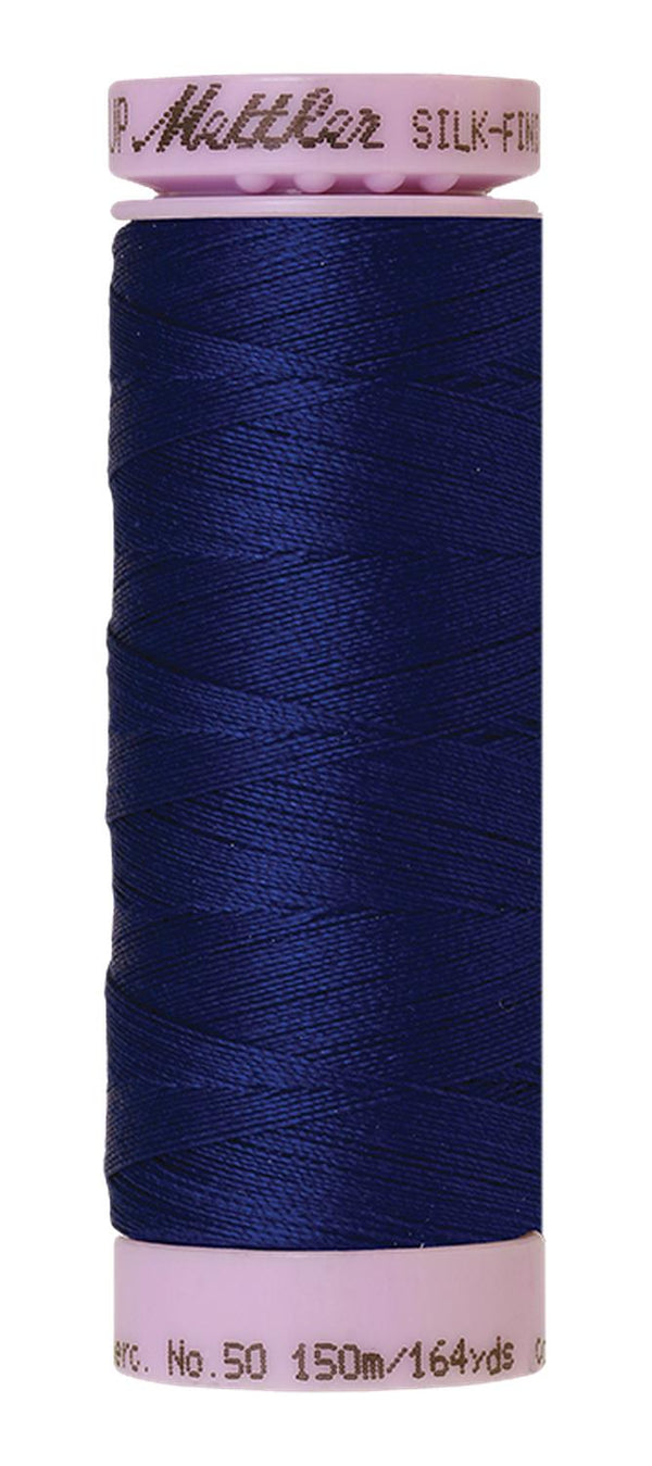 Cotton Thread 150m - blues, greens
