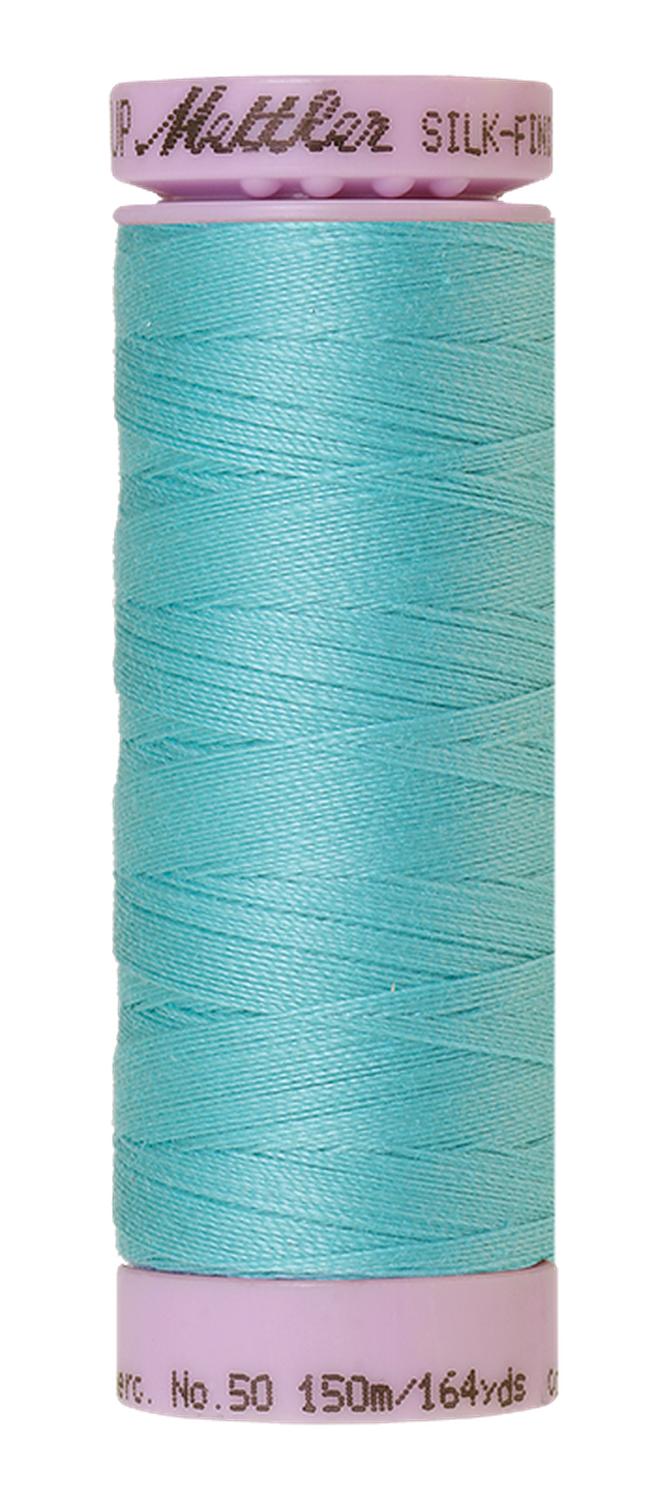 Cotton Thread 150m - blues, greens