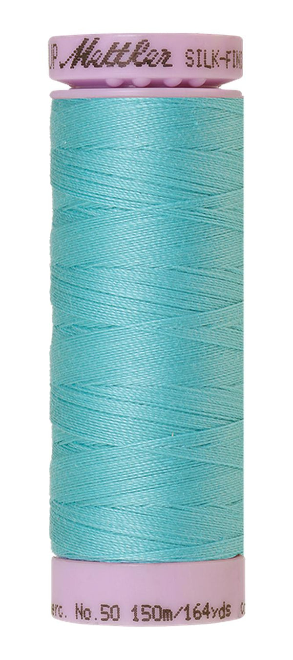 Cotton Thread 150m - blues, greens