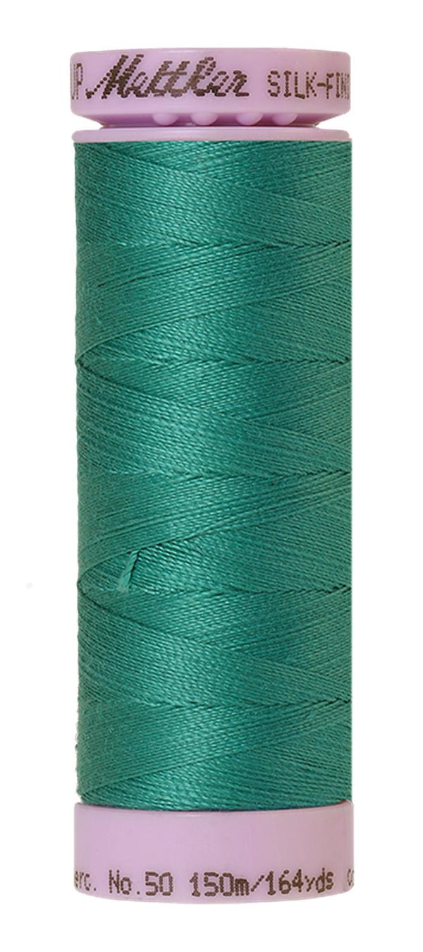 Cotton Thread 150m - blues, greens