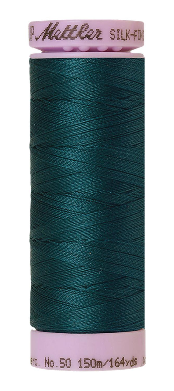 Cotton Thread 150m - blues, greens