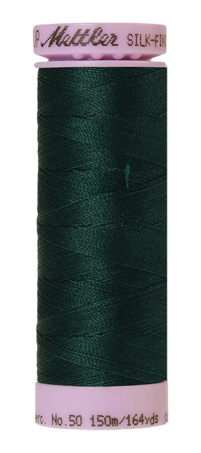 Cotton Thread 150m - blues, greens