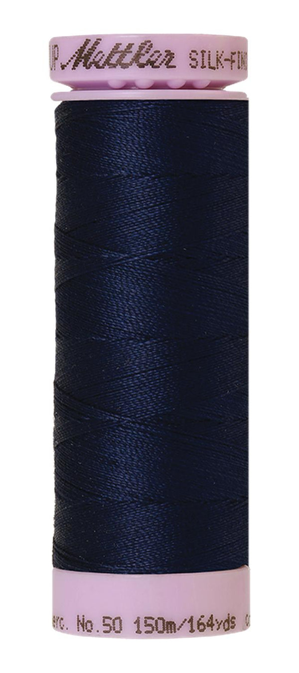 Cotton Thread 150m - blues, greens
