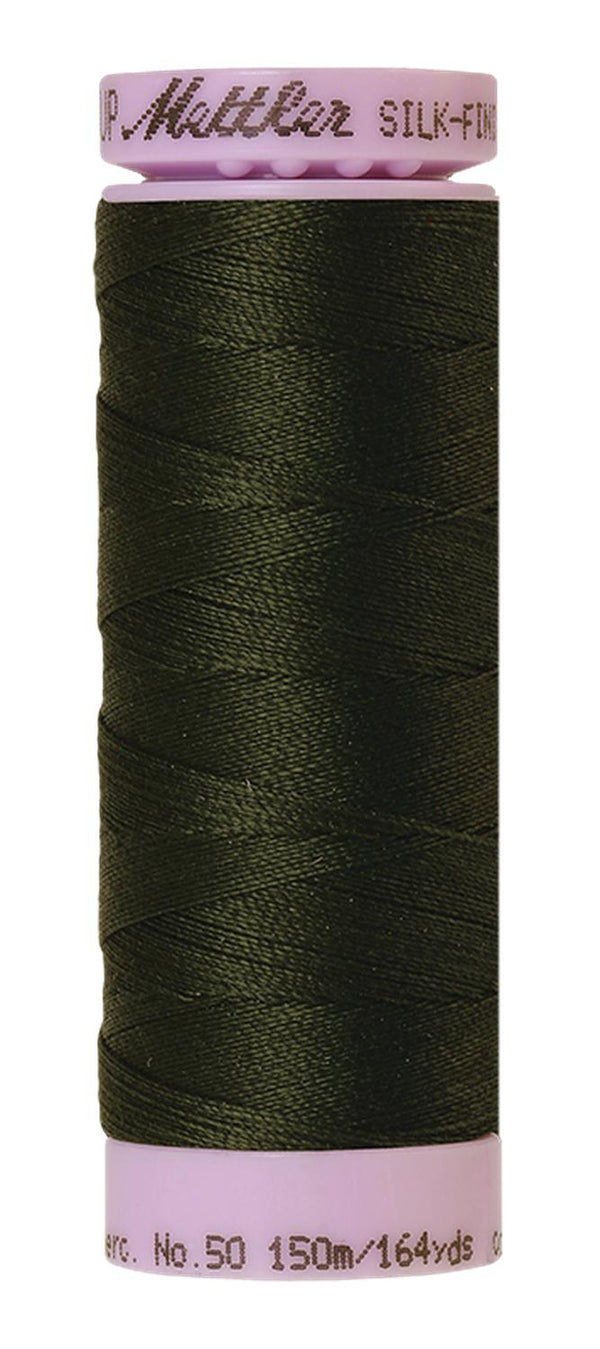 Cotton Thread 150m - blues, greens