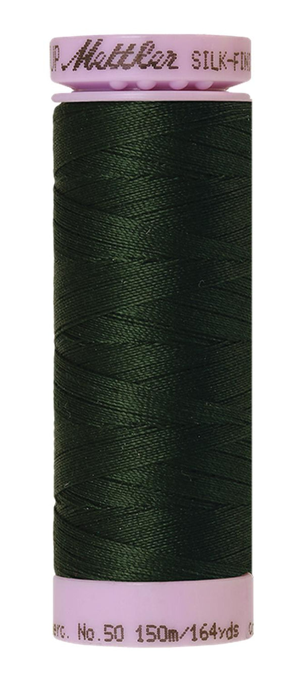 Cotton Thread 150m - blues, greens