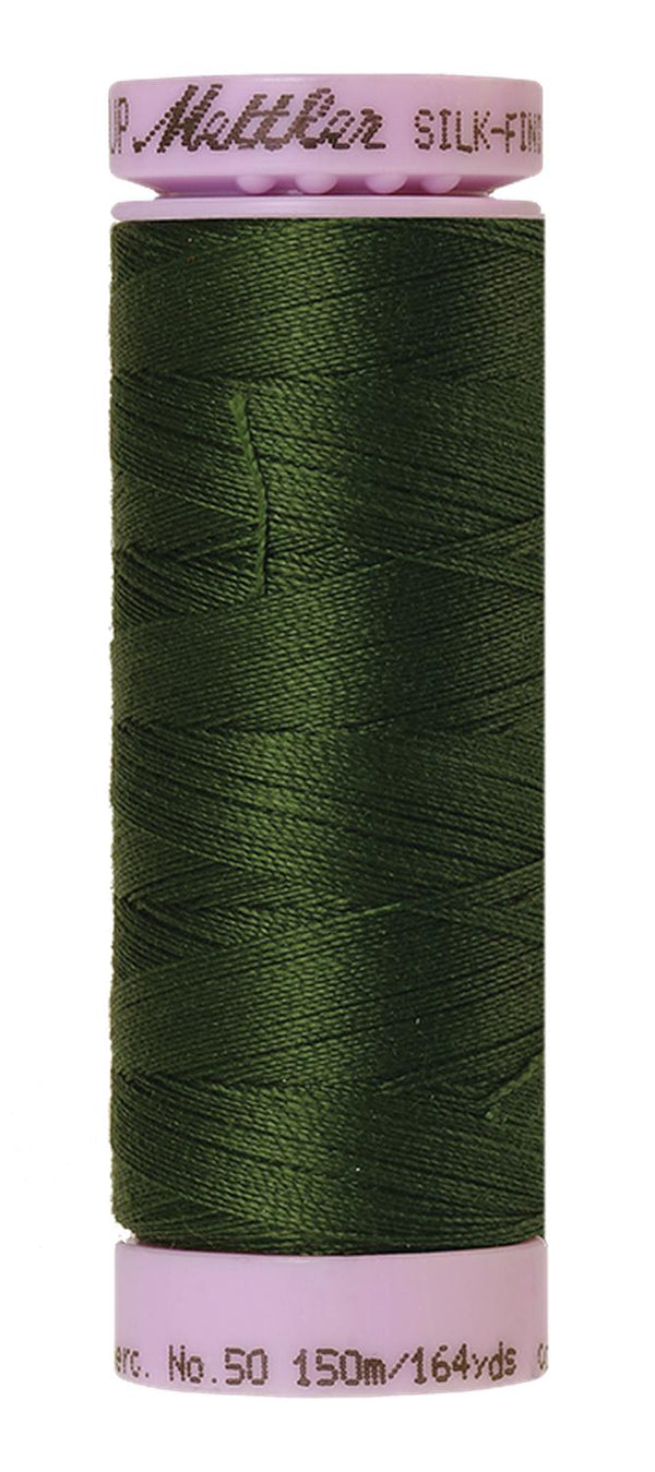 Cotton Thread 150m - blues, greens