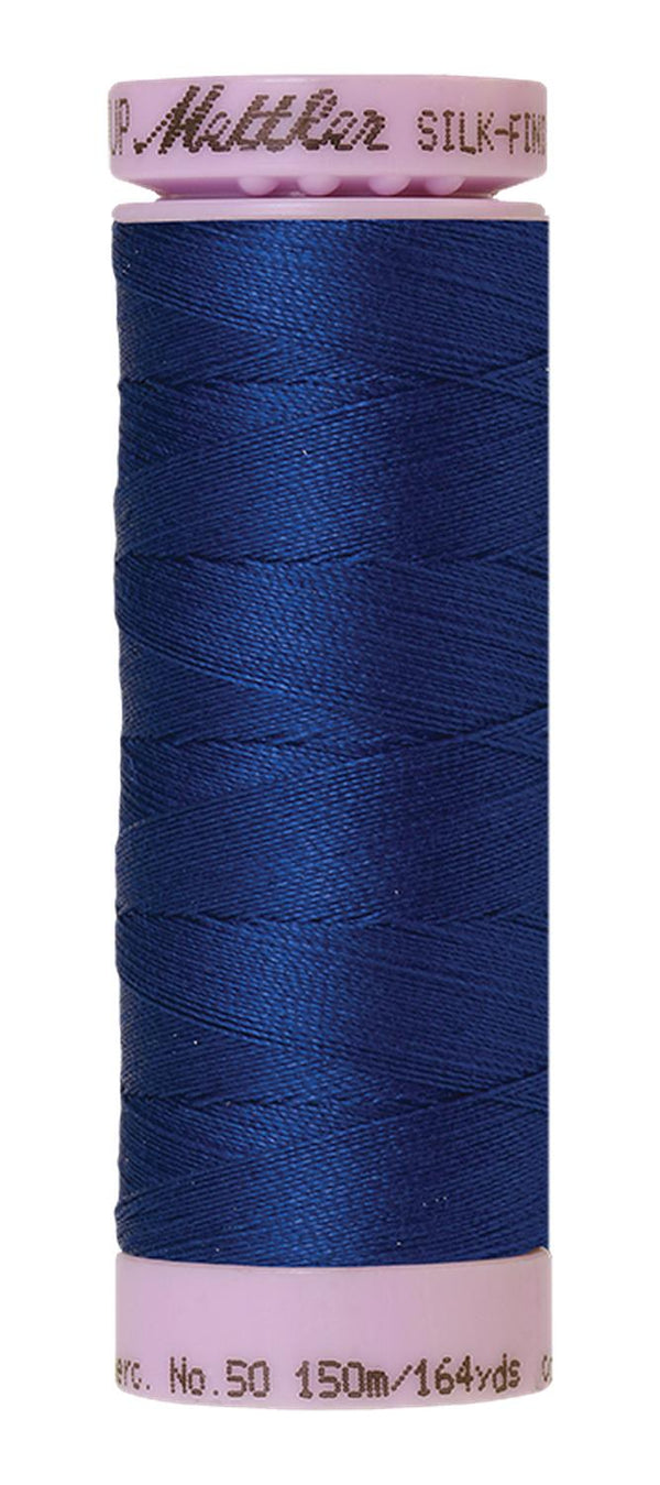 Cotton Thread 150m - blues, greens