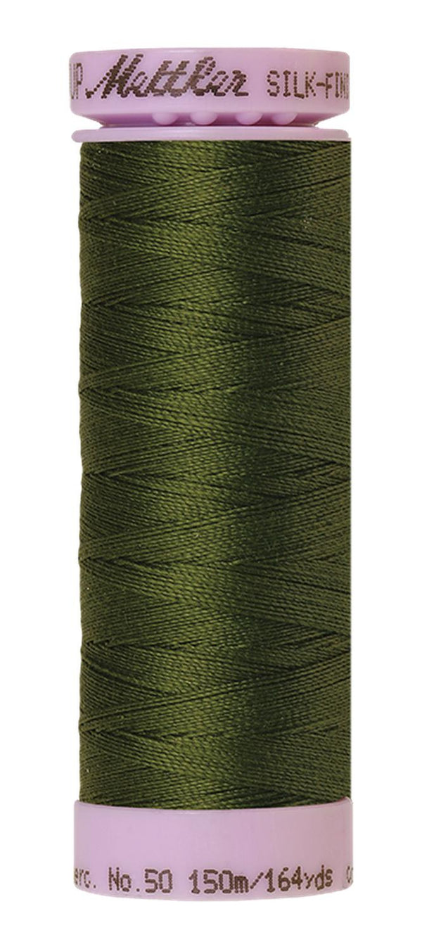 Cotton Thread 150m - blues, greens