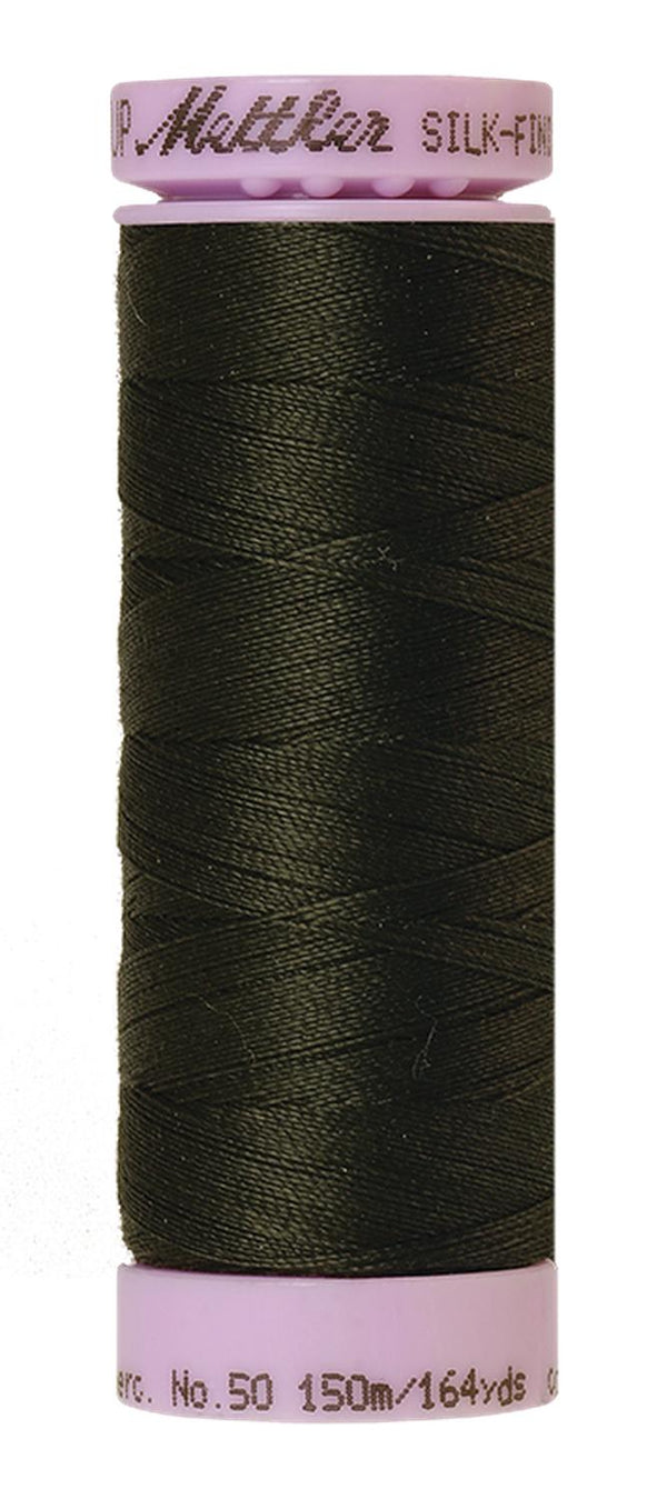 Cotton Thread 150m - blues, greens