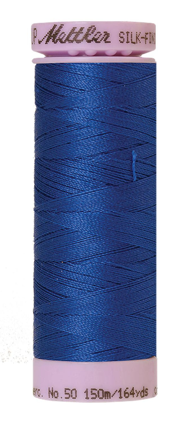 Cotton Thread 150m - blues, greens